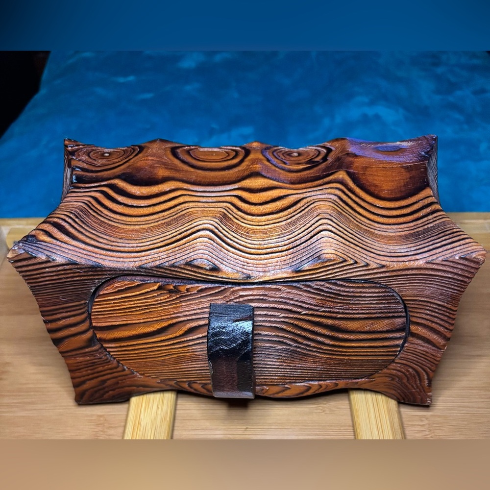 Vintage Japanese Cryptomeria 1 Drawer Box Associated with Japanese Craftsmanship - Picture 2 of 8